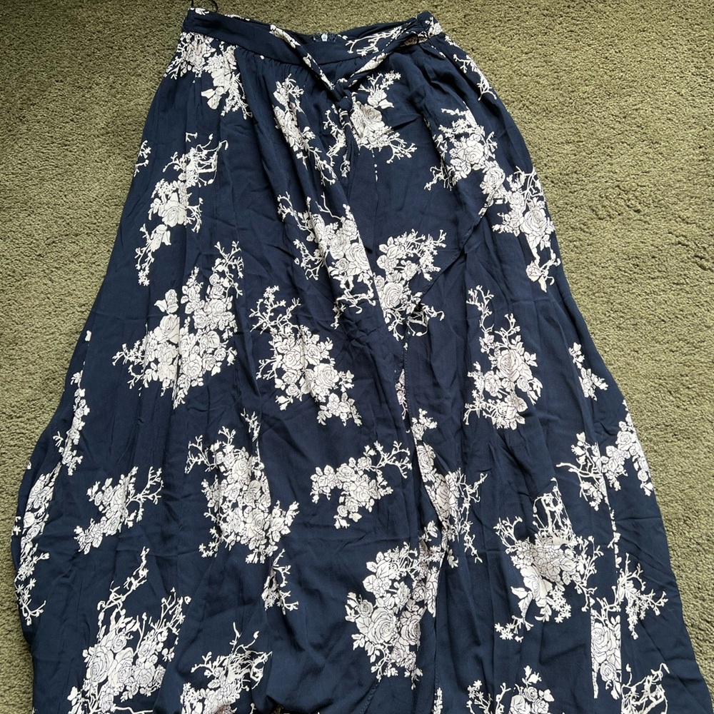 Maxi floral skirt